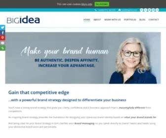 Big-Idea.biz(Brand strategy) Screenshot