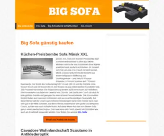 Big-Sofa-Kaufen.com(Big Sofa kaufenTop 5 Bestseller) Screenshot