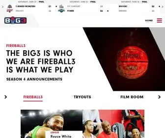 Big3.com(We're Changing the Game™) Screenshot