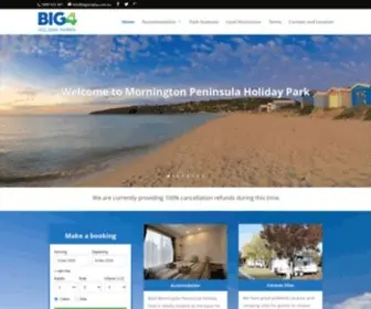 Big4MPHP.com.au(BIG4 Mornington Peninsula Holiday Park) Screenshot