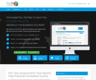 Big5Assessments.com(Big 5 Assessments) Screenshot