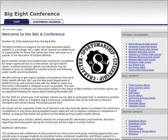 Big8Conference.net(Big 8 High School Conference) Screenshot
