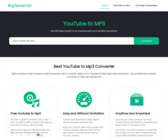 Bigconverter.com(Youtube to mp3) Screenshot