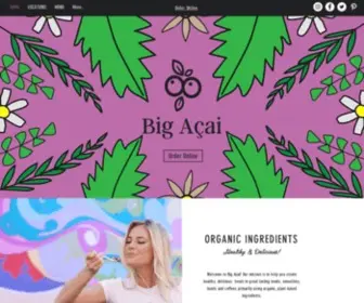 Bigacaibowl.com(Big Acai Bowls) Screenshot