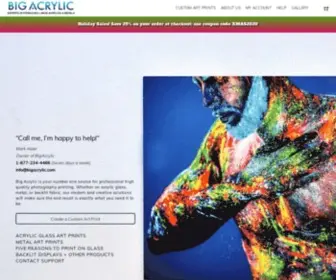 Bigacrylic.com(Acrylic Prints) Screenshot
