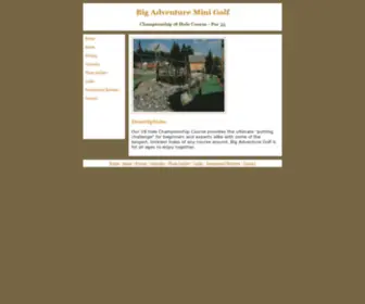 Bigadventureminigolf.com(Bigadventureminigolf) Screenshot