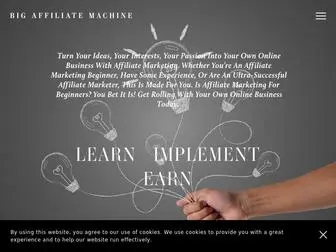 Bigaffiliatemachine.com(Big Affiliate Machine) Screenshot