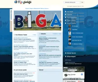 Bigagunlugu.com(" Biga Günlüğü) Screenshot