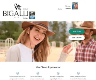 Bigallihats.com(Explore unparalleled style with bigalli hats) Screenshot