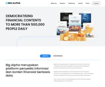 Bigalpha.id(Big Alpha) Screenshot