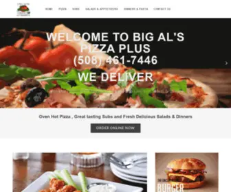 Bigalspizzaplus.com(Big Al's Pizza Dudley) Screenshot