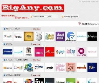 Bigany.com(BigAny Yeni Sayfa 1) Screenshot