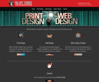 Bigapestudios.com(Print Design) Screenshot