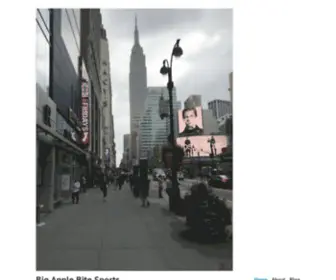 Bigapplebitesports.com(A blog about NYC sports with a little extra) Screenshot