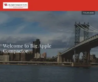 Bigapplecompactor.com(Big Apple Compactor) Screenshot