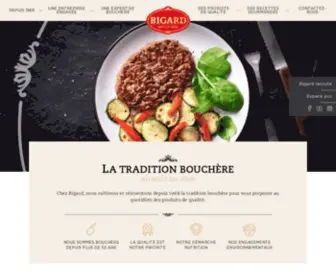 Bigard.fr(La tradition bouchère au goût du jour) Screenshot