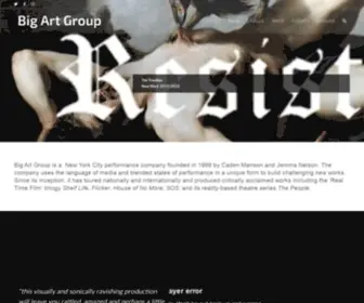 Bigartgroup.com(Big Art Group) Screenshot