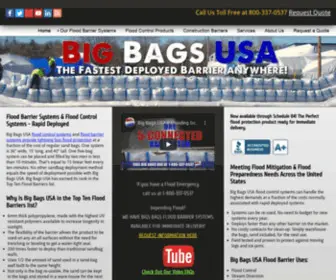 Bigbagsusa.com(Flood Barrier Systems) Screenshot