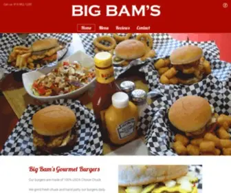 Bigbams.com(Big Bam's Burgers) Screenshot