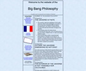 Bigbang.org(Philosophy) Screenshot