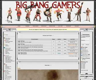 Bigbanggamers.com(Big Bang Gamers) Screenshot