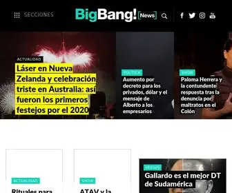 Bigbangnews.com(Plataforma de noticias que va a cambiar el concepto de informar) Screenshot