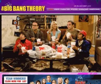 Bigbangweeknights.com(The Big Bang Theory Watch 5 Nights A Week) Screenshot