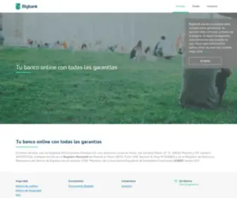 Bigbank.es(Tu banco especializado en préstamos) Screenshot