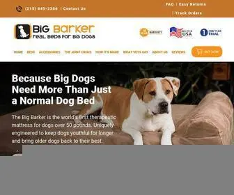 Bigbarker.com(Orthopedic Dog Beds for Large & Extra Large Dogs) Screenshot