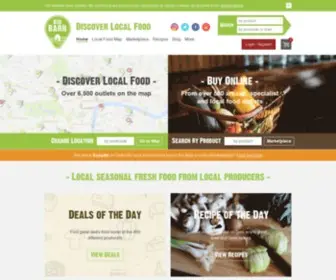 Bigbarn.co.uk(Buy local food buy seasonal food farm shops sustainable food organic food) Screenshot