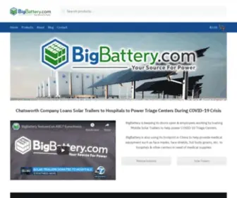 Bigbattery.com(Lithium Battery Packs) Screenshot