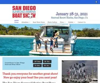 Bigbayboatshow.com(San Diego Sunroad Boat Show) Screenshot