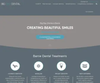 Bigbaydental.ca(Barrie Cosmetic General Family Dentist Innisfil Dentistry) Screenshot