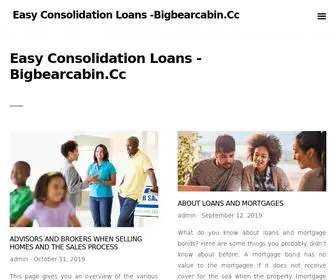 Bigbearcabin.cc(Easy Consolidation Loans) Screenshot