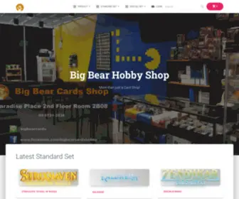 Bigbearcards.com(Big Bear Hobby Shop) Screenshot