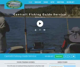 Bigbearfishing.net(Cantrell Fishing Guide ServiceCantrell Fishing Guide Service) Screenshot