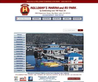 Bigbearhollowaysmarina.com(Holloway’s Marina & RV Park) Screenshot