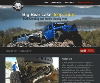 Bigbearjeepexperience.com(Big Bear Lake) Screenshot