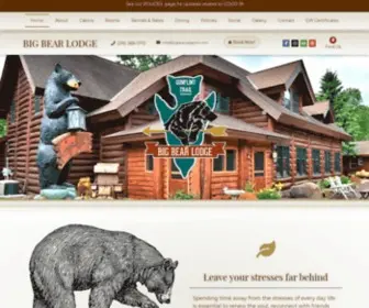 Bigbearlodgemn.com(White Pine Lodge (formerly Big Bear Lodge)) Screenshot