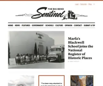 Bigbendnow.com(The Big Bend Sentinel) Screenshot