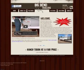 Bigbendtrailers.com(Big Bend Trailers Fort Davis Texas Stock Trailer Designer) Screenshot