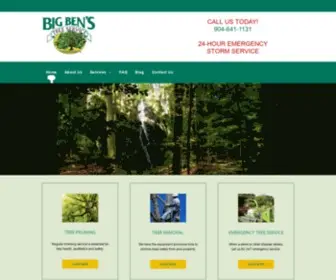 Bigbenstree.com(Jacksonville Tree Service Company) Screenshot