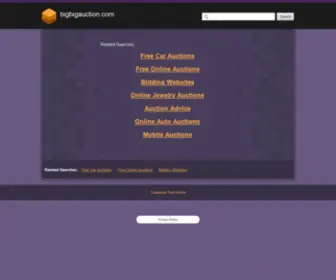 Bigbigauction.com(Bigbigauction) Screenshot