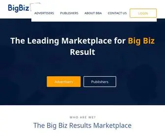 Bigbizads.com(Just another WordPress site) Screenshot