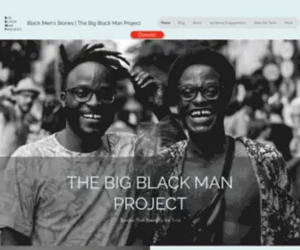 Bigblackmanproject.com(The vision of the Big Black Man Project) Screenshot