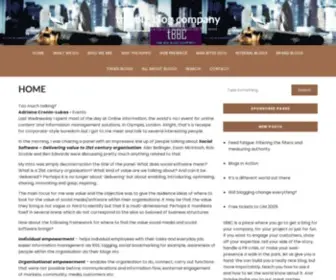 Bigblogcompany.net(It&#039;s all about who&#039;s on top and who&#039;s on the back) Screenshot