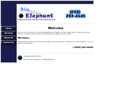 Bigbluelephant.com(BigBlu Home) Screenshot
