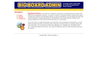 Bigboardadmin.com(Big Board Admin) Screenshot