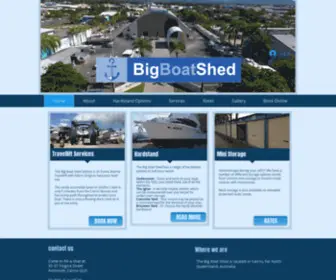 Bigboatshed.com.au(The big Boat Shed) Screenshot