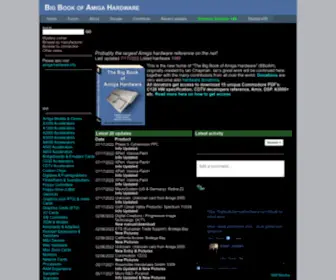 Bigbookofamigahardware.com(Big Book of Amiga Hardware) Screenshot